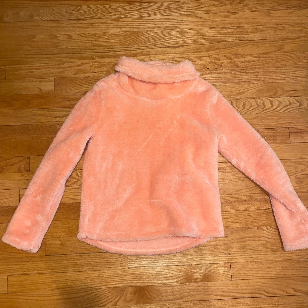 Fuzzy Peach Joy Lab Turtleneck Sweater